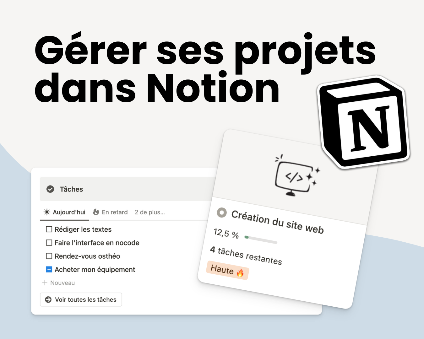 Gérer ses projets dans Notion